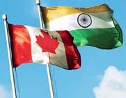 Indian & Canadian Flags